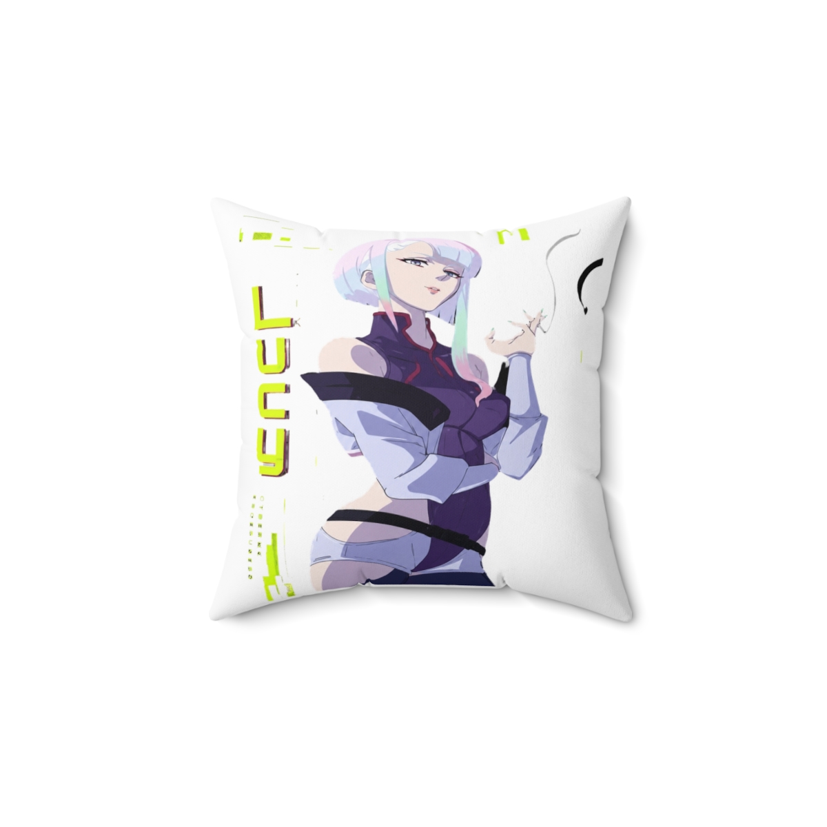 Lucy - Cyberpunk Edgerunners Throw Pillow | Cyberpunk: Edgerunners